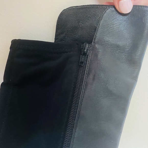 Knee-High Leather Riding Boots - Picture 7 of 8